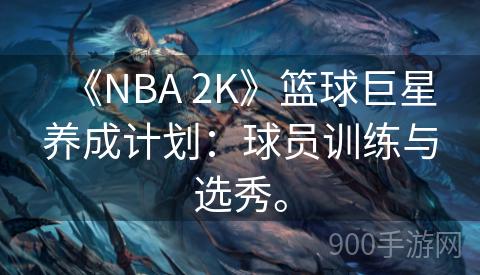 《NBA 2K》篮球巨星养成计划：球员训练与选秀。